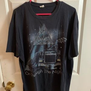 Def Leppard On Through the Night Tee